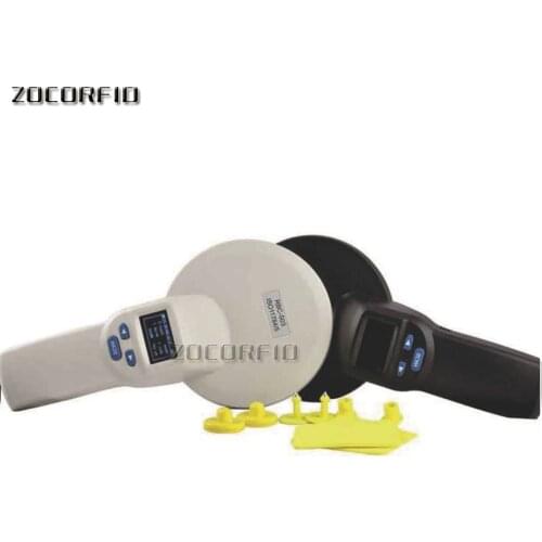 Bluetooth communication 134.2Khz ISO 11784/5 RFID animal rfid reader for pig cattel dog sheep data management+2pcs tags
