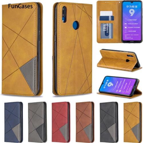 TPU Cases For telefoon Huawei Y7 Prime 2019 Flip Cover PU Leather Wallet Case sFor Csse Huawei coque Y7 Pro 2019 Enjoy 9 2018