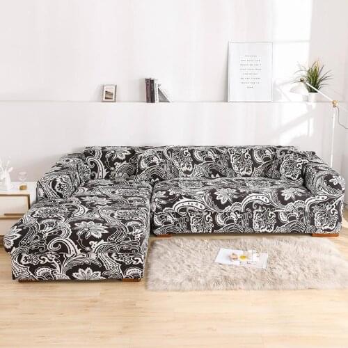 Fashion New Printed Sofa Cover All-inclusive Stretch Elastic Furniture Protector Universal Slipcover Couch Cover 1/2/3/4 Seater