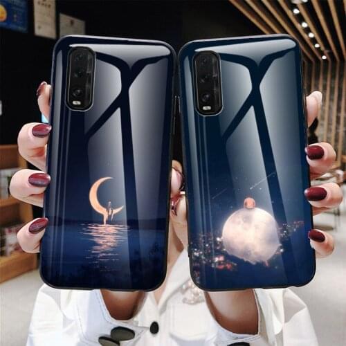 Tempered Glass Case for Oppo Reno 3 Pro Reno 2 Z 2Z Ace Realme XT 3 X2 Pro Q X X50 Cover K3 K5 Reno 10x zoom Find x2 pro Case