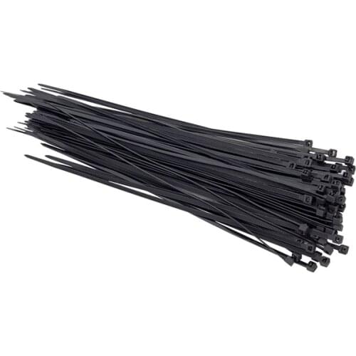 THERE 30 CM 3.6 MM CABLE TIE BLACK (100LÜ PACKAGE)