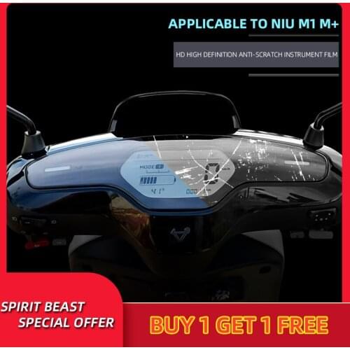 Spirit Beast Electric scooter speedometer Scratch proof Protection Film Dashboard Screen Instrument Film For NIU M1 M+ MQi+ MQi