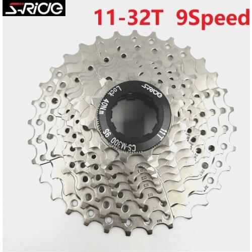 S-RIDE Bike Bicycle Freewheel 9 Speed Cassette Flywheel 11T - 32T Chainring MTB Mountain Bike 9/27 Speed Bike Freewheel