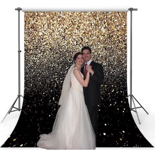 HUAYI Wedding Backdrops Bokeh Sparkling Photography Background Newborns Baby Birthday Party Bridal Shower Photo Backdrop HZ-1110