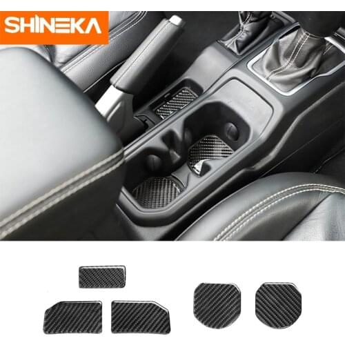 Car Interior for Jeep Wrangler JL 2018 2019 Gladiator JT 2020 Stickers Accessories Water Cup Holder Mat Coaster Insert Decals