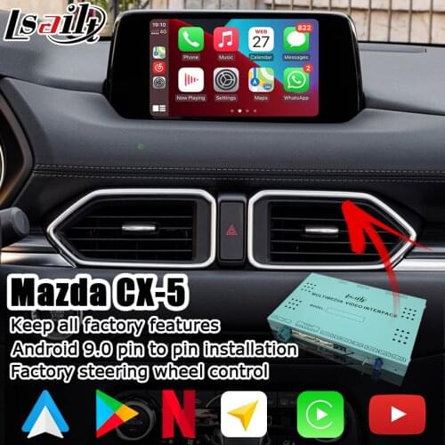 Android / carplay interface box for new Mazda CX-5 CX5 with GPS navigation youtube video interface box waze yandex by Lsailt