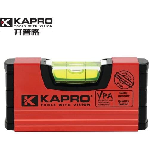 KAPRO High Precision bubble level inclinometer Micro-precision Portable Mini pocket Spirit level Handy Level with magnetic
