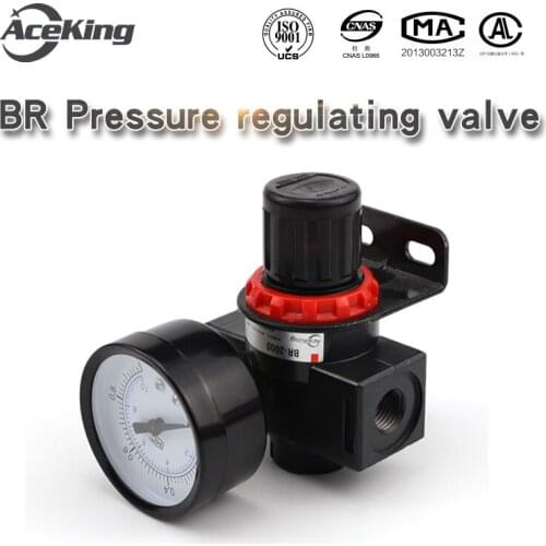 Pressure regulating valve BR2000 pressure regulating valve 2 minute regulating gas pressure reducing valve BR2000/BR3000/4000