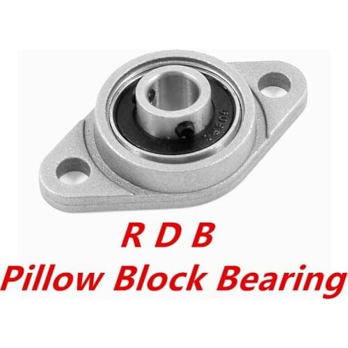 100pcs 8mm diameter zinc alloy bearing housing KFL08 FL08 K08 flange bearing with pillow block bearing