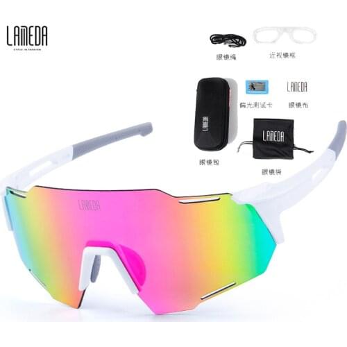LAMEDA Bicycle Riding Glasses For Men And Women UV Protection Road Mountain Bike Polarized Glasses Color Changing Riding Glasses