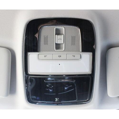 Lsrtw2017 Stainless Steel Car Roof Reading Light Frame Trims for Mg Mg6 2020 2021 Mg 6 Accessories Auto Styling Lining