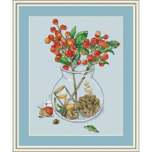 M190511Home Fun Cross Stitch Kit Package Greeting Needlework Counted Kits New Style Joy Sunday Kits Embroidery