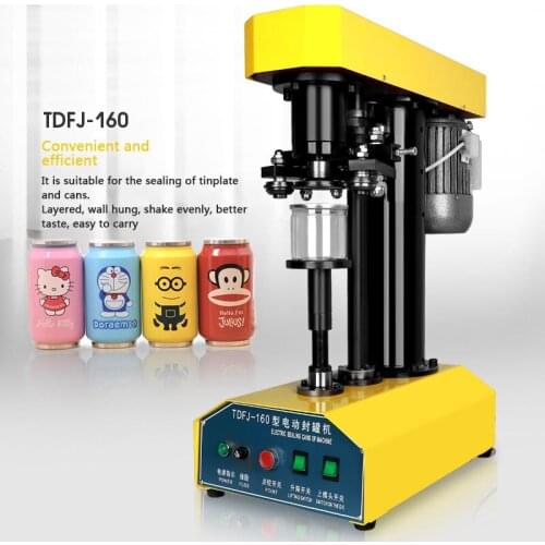 Automatic Can Sealing Machine Paper Cans Tinplate Sealing Machine Seafood Cans Fried Rice Sealing Machine Beer Can Sealing ED