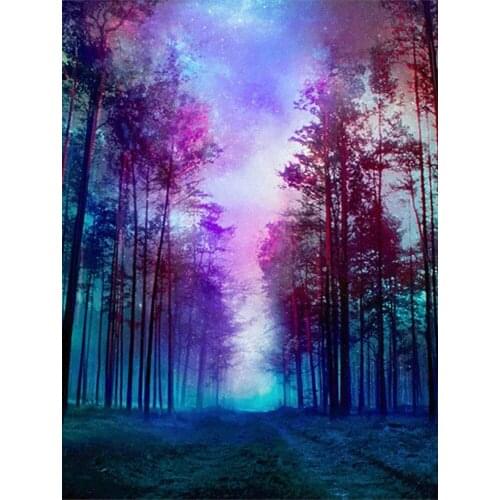 New DIY Diamond Painting Dream Tree Diamond Embroidered Cross Stitch Rhinestone Picture Art Scenery Home Decoration