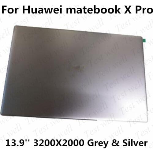 Original For Huawei matebook X Pro MACHC-WAE9LP assembled 13.9-inch upper half touch screen LCD screen LPM139M422 2018 2019