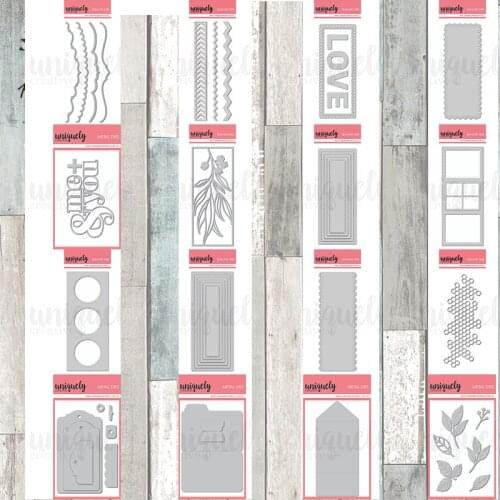 Panalisacraft 18 styles frame background words Metal Cutting Dies for DIY Scrapbooking/Card Making/Kids Fun Decoration Supplies