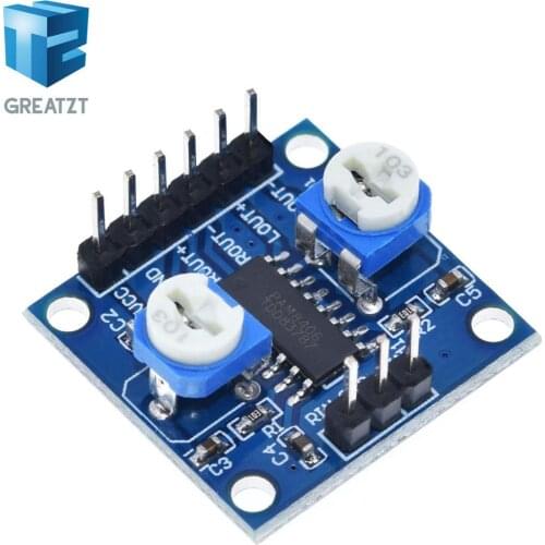 GREATZT PAM8406 Digital Amplifier Board With Volume Potentiometer 5Wx2 Stereo M70