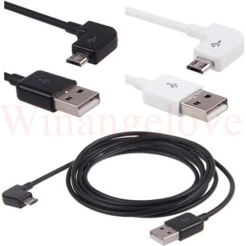 Fast Charger Cord 90 Degree Right Angle right Micro USB Data Sync Charging Wire Accessory Bundles for Samsung s6 s7