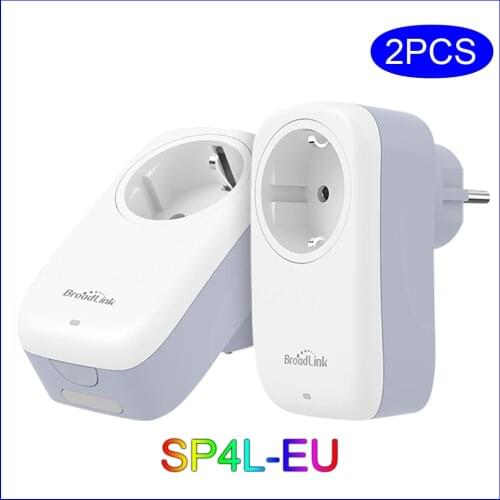 Smart Plug WiFi Socket SP4L-EU16A Timing Function Broadlink APP Control Works With Alexa Google Assistant with Surge Protector