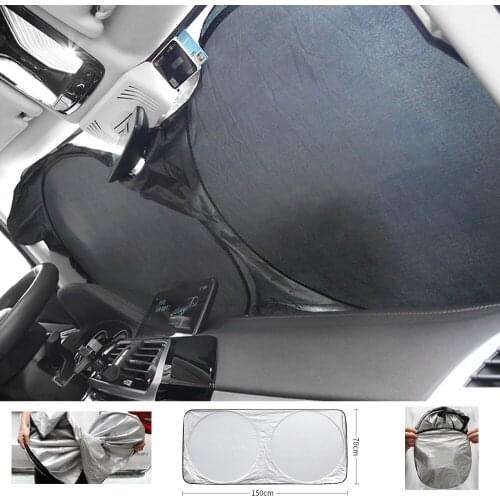 UV Protection Shield Universal Front Rear Car Window Sunshade Sun Shade Visor Windshield Cover Auto Car SunShade Anti Snow Ice