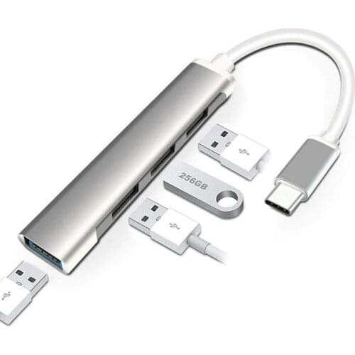 USB C HUB 3.0 Type C 3.1 4 Port Multi Splitter Adapter OTG For Lenovo Xiaomi Macbook Pro 13 15 Air Pro PC Computer Accessories