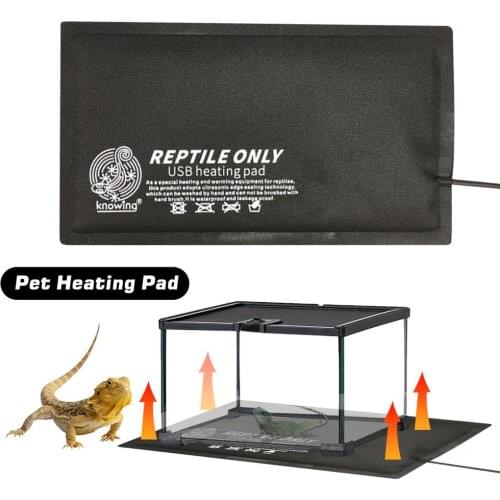 Reptile USB Heating Pad Crawling Pet Constant Temperature Waterproof Pet Gecko Heating Pad Pet Protection