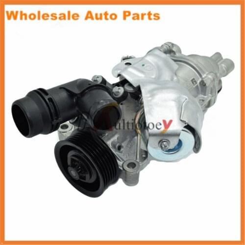 1PCS For 2015 - 2018 MERCEDES C300 ENGINE COOLANT WATER PUMP WITH PULLEY 2742000701 OEM 2742001507 A2742001507 Remanufactured