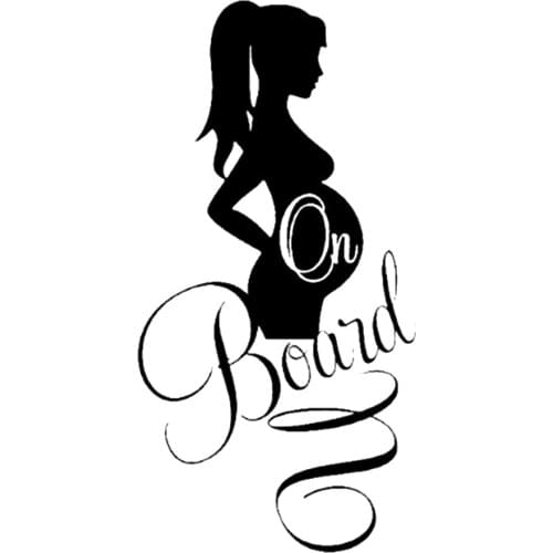 16*8cm Art Pregnant Mom On Board Car Be Different Car Accessories Motorcycle Helmet Car Styling