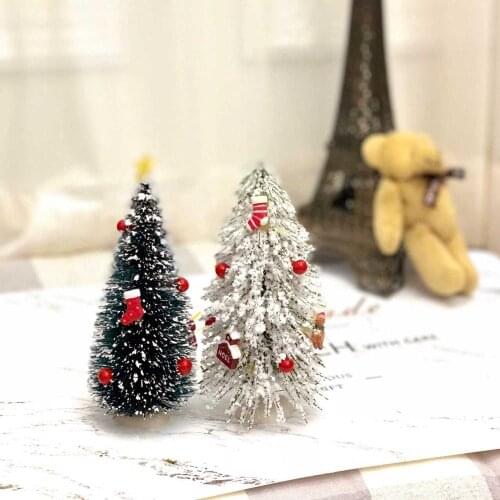 2pcs Christmas tree decoration DIY indoor small home Mini Christmas tree desktop decoration small gift