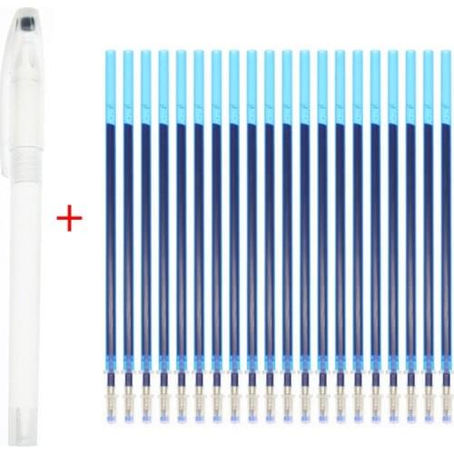20pc/pack of Cross Stitch Water-soluble Refill Mark Disappears In Water Thick Head Mark Special Frame Point Refill Consumables