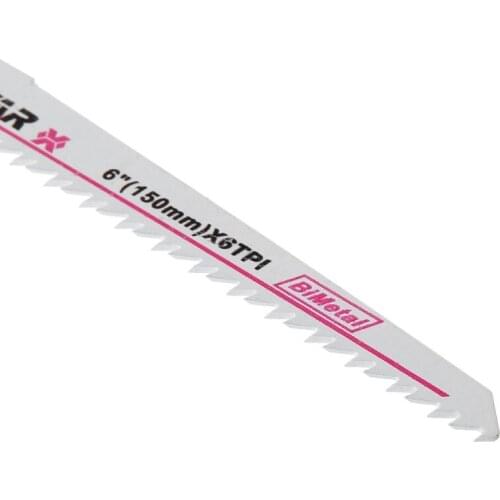 Bi-Metal S611DF 150mm 6\" Reciprocating Saw Blade Effective For Cutting Wood Woodworking