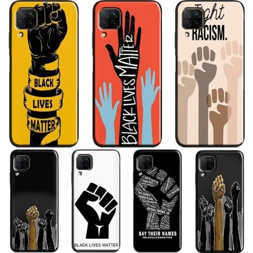 Black lives matter Fashion Case For Huawei P40 Lite P20 P10 P30 Pro Mate 10 20 Lite 30 Pro P Smart Z 2019 Cover