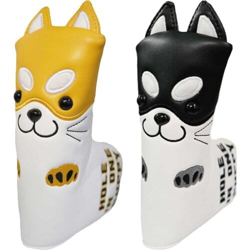 Golf Putter Cover Waterproof Golf Club Head Covers for Putter PU Leather Blade Putter Headcover
