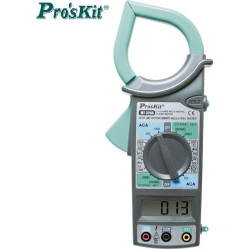 HOT Proskit Value Cheap clamp meter Po workers MT-3266 3 1/2 digit multimeter universal table