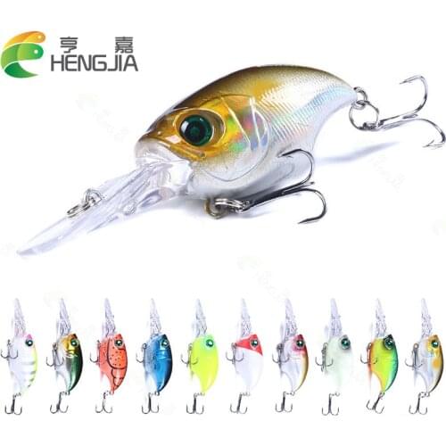 HENGJIA 1pcs 7.5cm 11g Crankbait Fishing Lures Wobblers Hard Baits Minnow Fishing Tackle