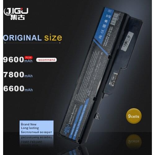 JIGU 9 Cells Laptop Battery For Lenovo E47G E47L For IdeaPad G465 G470 G475 G560 G565 G570 G780 G770 V360 V370 V470 V570 Z370