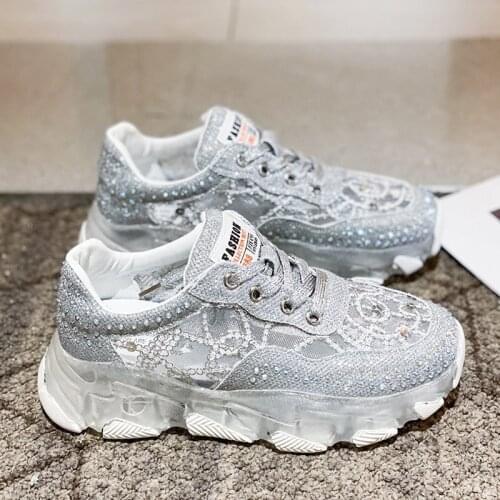 Women Shoes Fashion Summer Casual White Shoes Cutouts Lace Canvas Hollow Breathable Platform Flat Shoes Woman Sneakers