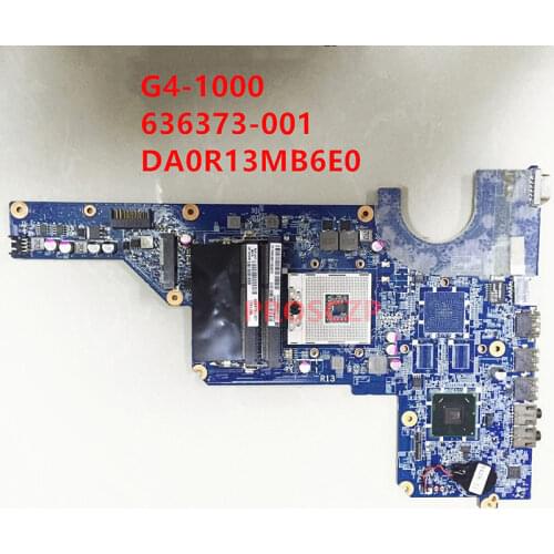FOR HP Pavilion G4-1000 G6 G7 Laptop Motherboard 636373-001 DA0R13MB6E0 DA0R13MB6E1 HM65 DDR3 100% fully tested