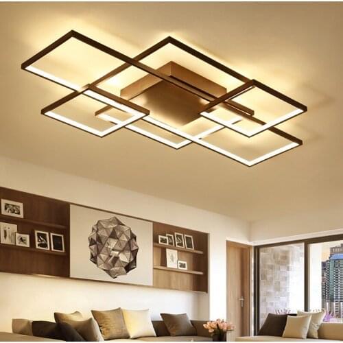 Minimalism Livingroom Bedroom led ceiling Lights Rectangle/Square Modern led Ceiling Lamp Fixtures plafonnier luminaria