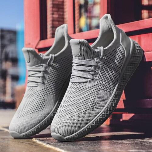 Mens running 2021 summer new mens sports lace low-top jogging mens sports shoes breathable sale sports