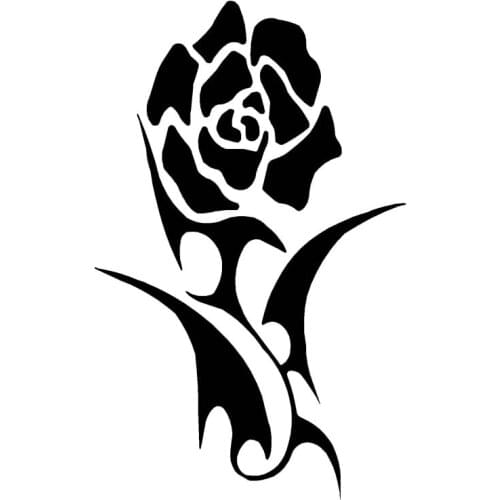 Creative, Charming and Complex Scissor Flower Car Sticker PVC Luxury Personality Fashion Body Window Exquisite Decals Decoration