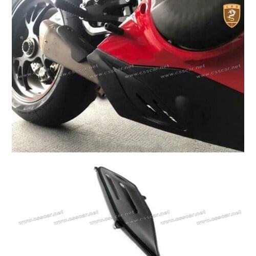 New Fashion Fit for 2018-2021 Ducati Panigale V4 100% Carbon Fibre Black Belly Pan Pad Cover CSSCAR Motorcycle Parts 2-035