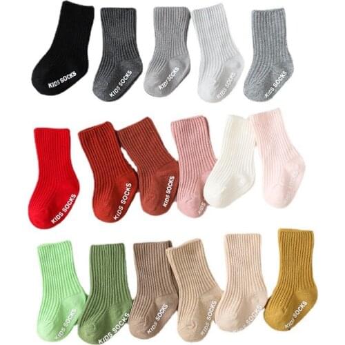 Autumn Winter Soft Cotton Baby Girls Socks Newborn Cartoon Animal Baby Socks Infant Baby Boy Socks Anti Slip Floor Sock Spring