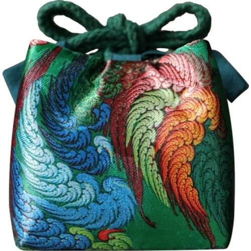 Fabric Tea Set Travel Storage Bag Chinese Style Teapot Fair Cup Tea Cup Medium Cloth Bag Tableware Bag Coffee Bag Storage