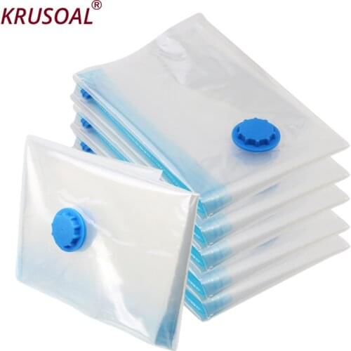 Home Vacuum bags for clothes Storage Organizer Transparent Border Foldable Extra Large Seal Compressed travel Saving Space Bags