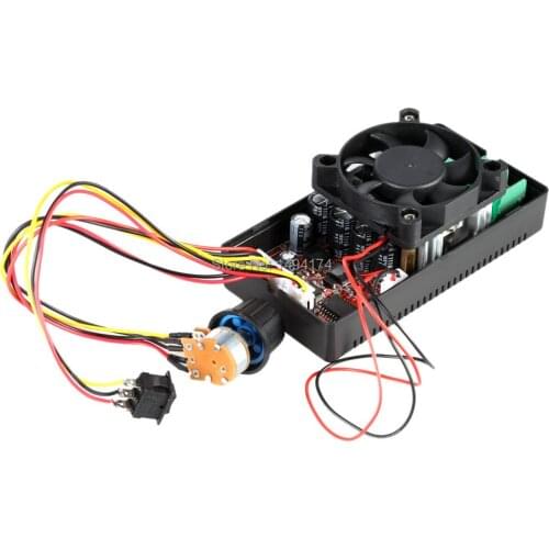 WQScosea Q8S-126 1500W 30A 9-50V Adjustable DC Motor Speed PWM HHO RC Controller 12V 24V 36V 48V PLC Control Reversing Switch