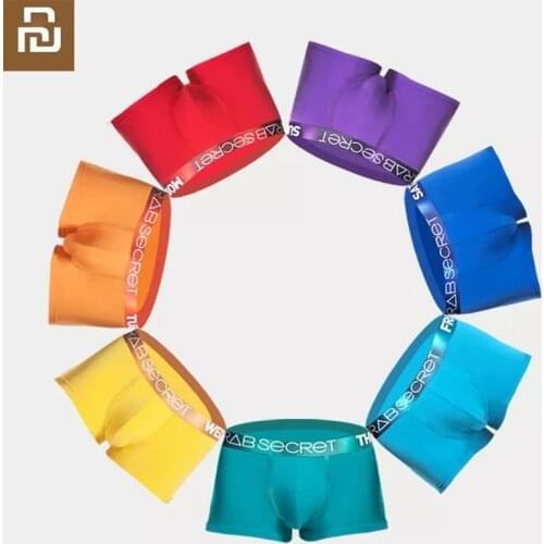 Youpin Couples' week pants comfortable breathable underwear Spring summer man woman Sexy Dazzling Briefs Underpants