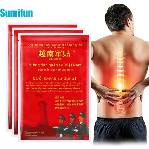 10pcs 100% Vietnam Tiger Balm Pain Patch Muscle Shoulder Neck Arthritis Analgesic Bone Hyperplasia Herbal Medical Plaster C2517