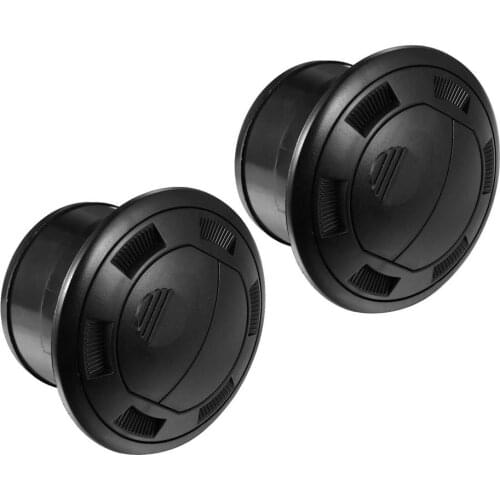 2 Pieces Round Air Conditioning Vent Outlet For RV Bus Electric Car Caravan With Grille Fixed Screws