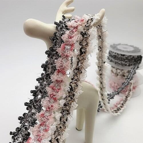 2CM 2Yards Tweed webbing ribbon with Frayed sides for gaments,hats,pins. sewing accessories Ribbon for garments